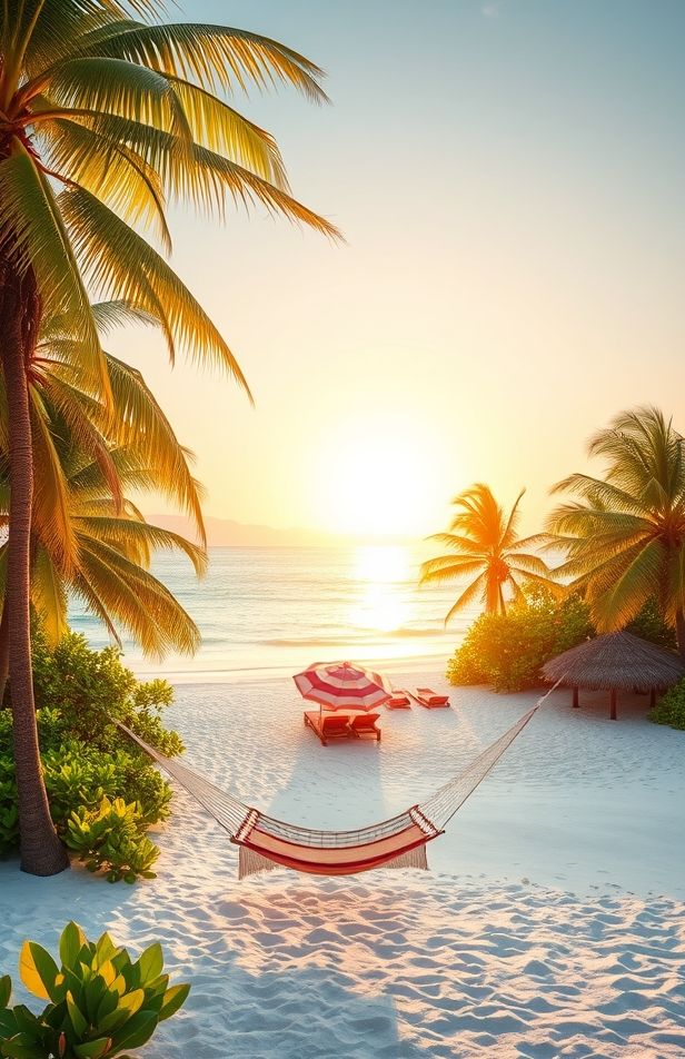 Tropical Island Wallpaper