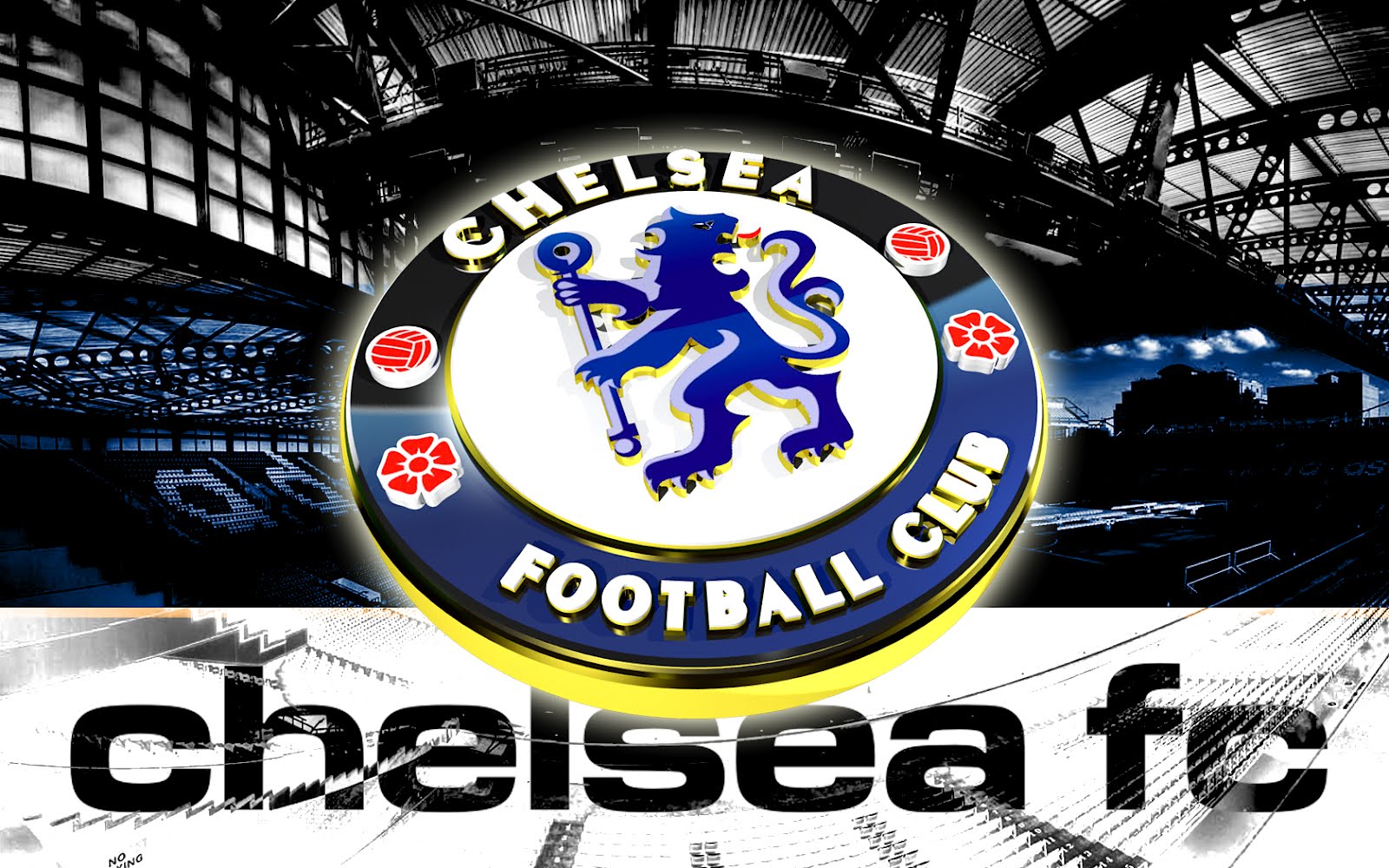 Football Young Stars Chelsea Logo HD Wallpaper