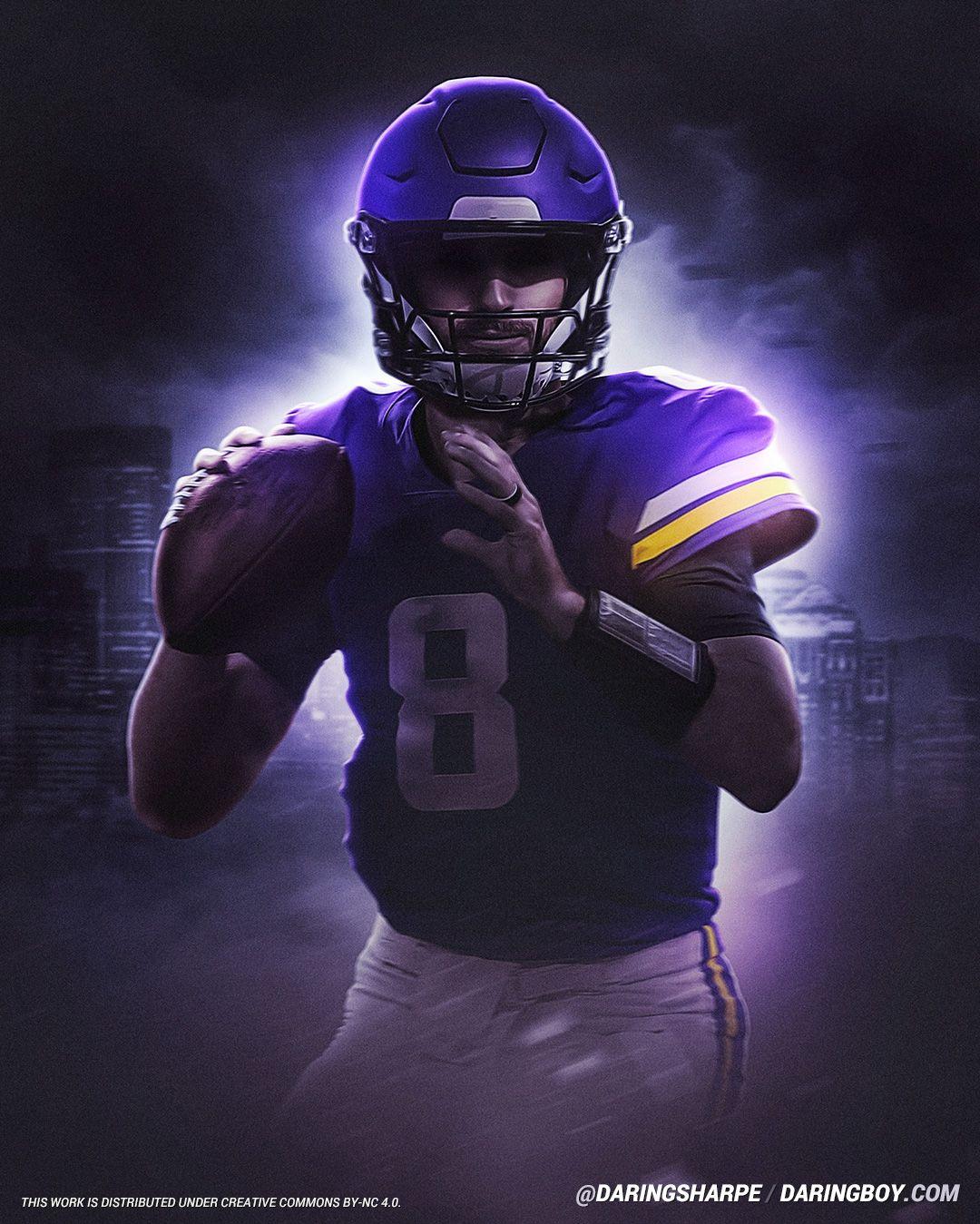 Atmosphere Minnesota Vikings Kirk Cousins Fan Poster