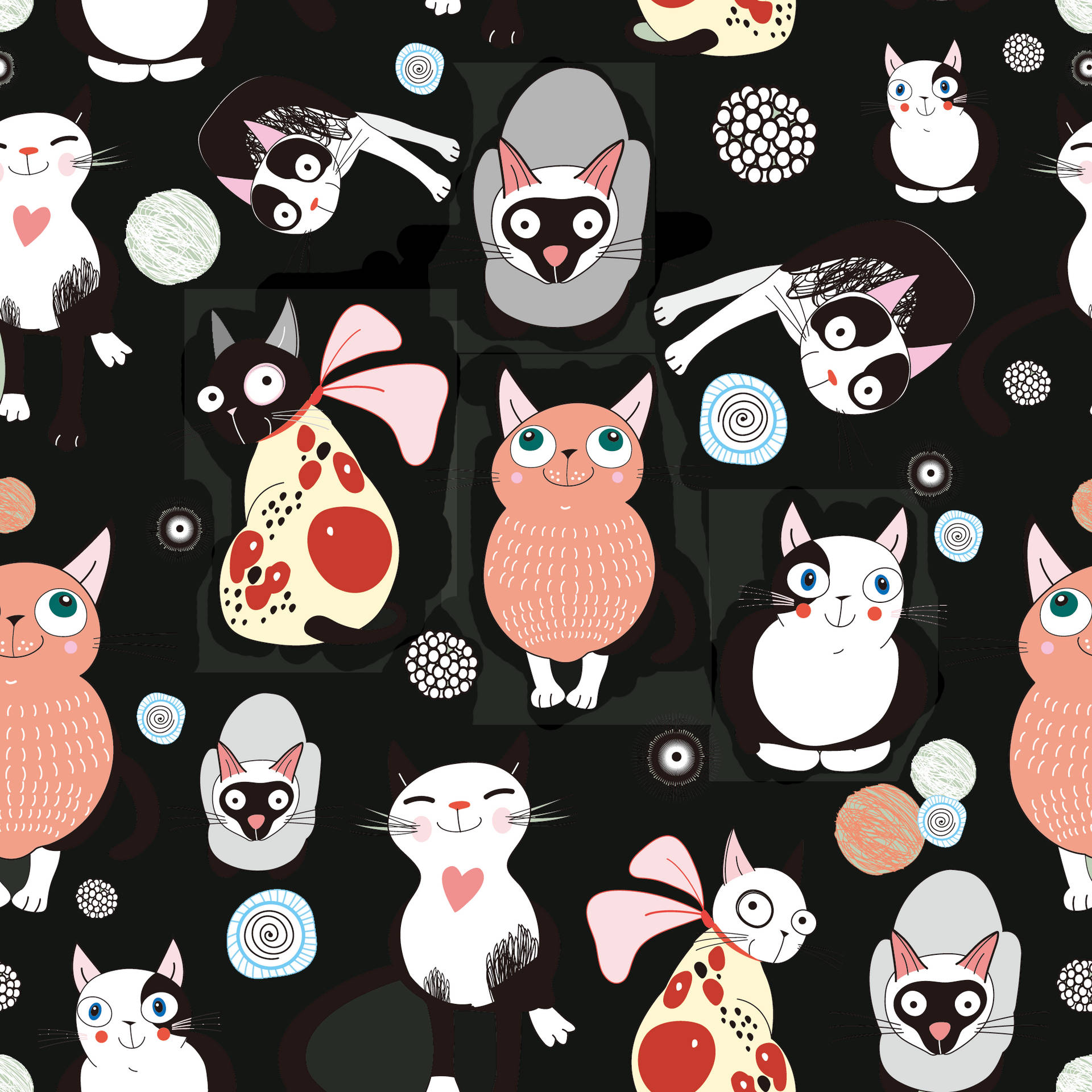 Cartoon Cat Wallpaper