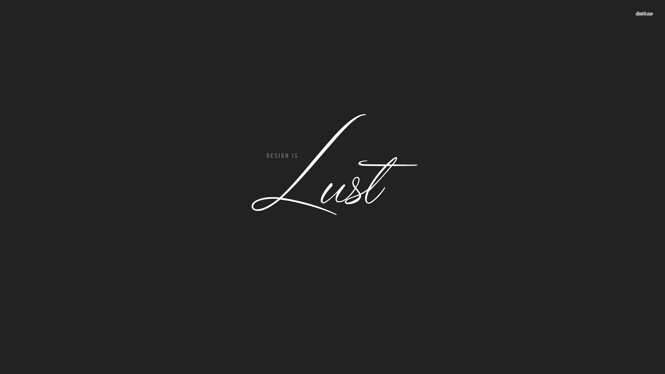 Design Is Lust Wallpaper Typography