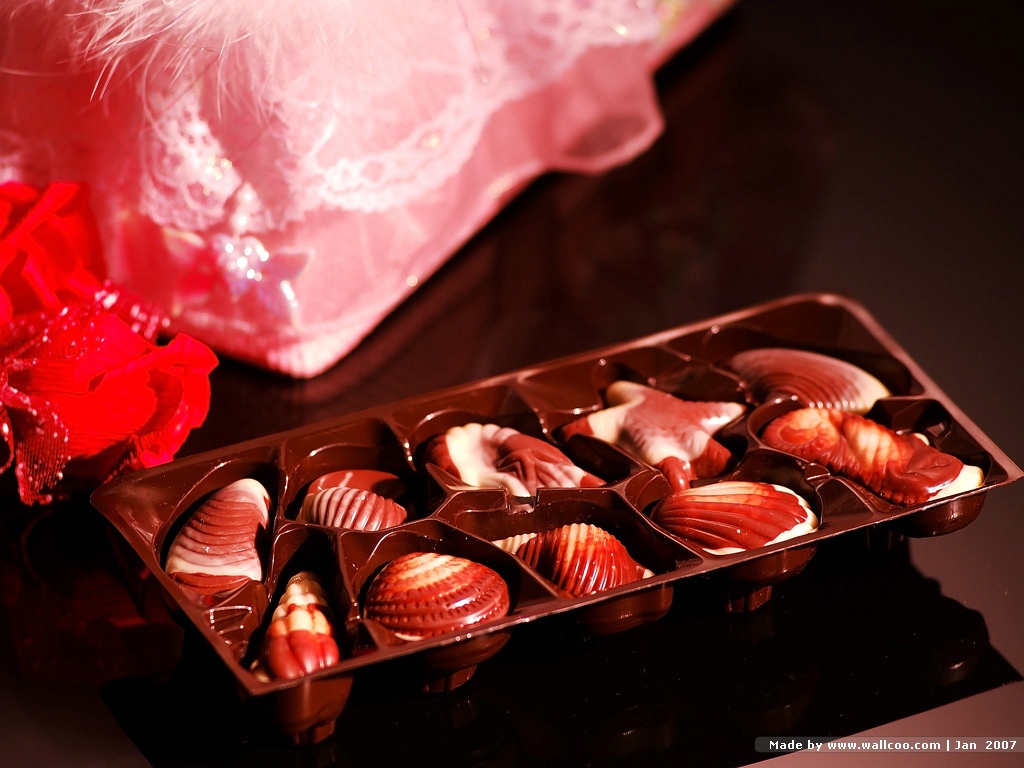 Valentine Chocolates Gifts S Day Wallpaper