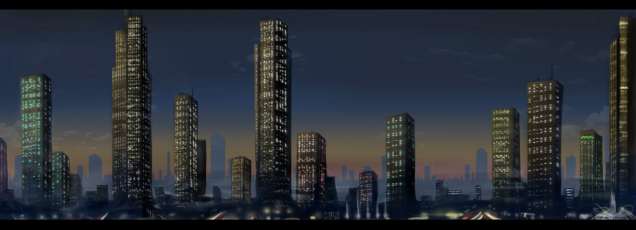 City background by JoshuaDunlop