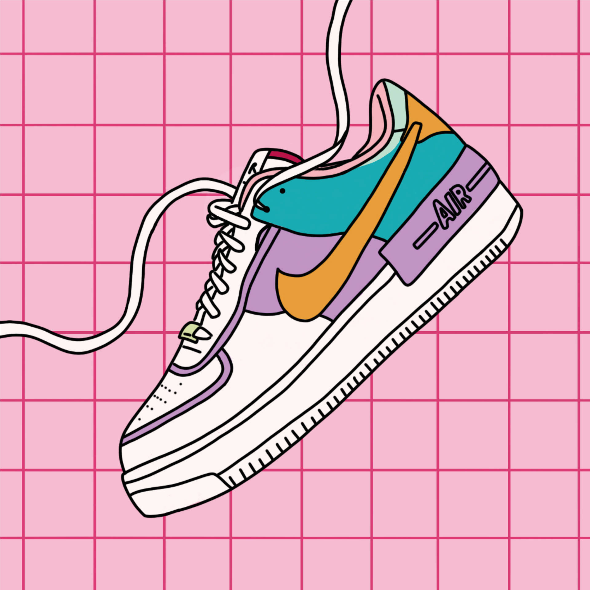Cartoon Shoe Wallpaper