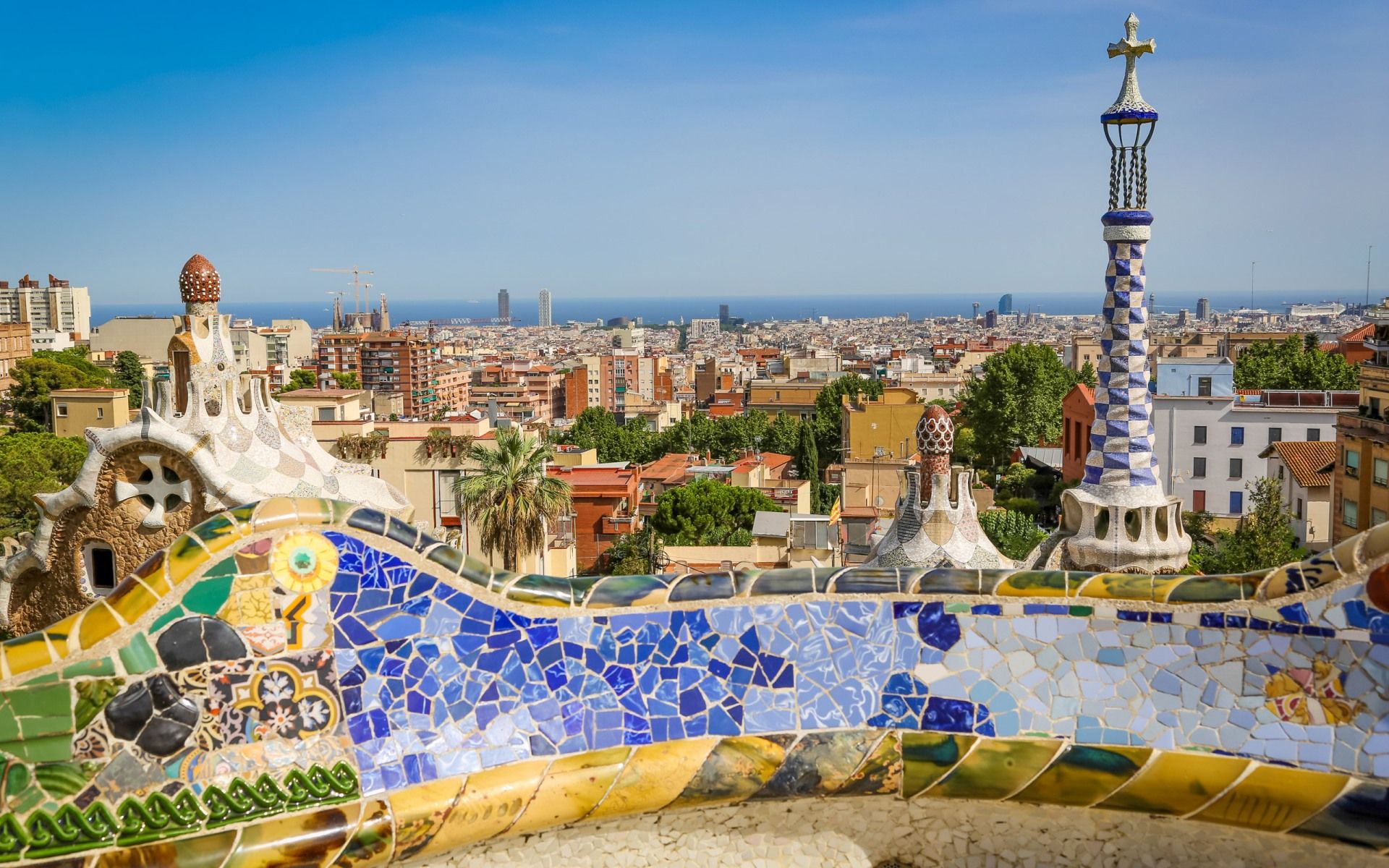 Beauty Parc G Ell Barcelona Wallpaper Gaudi Spain Travel