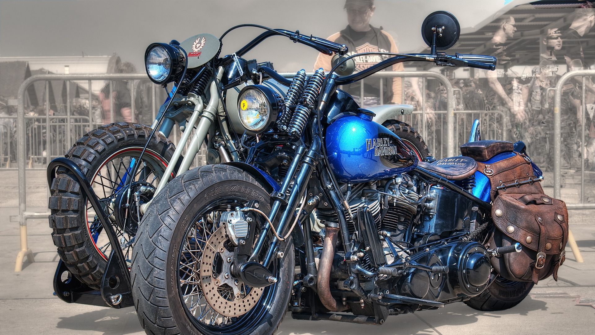 Full HD Wallpaper Harley Davidson Motorcycle Brutal Desktop