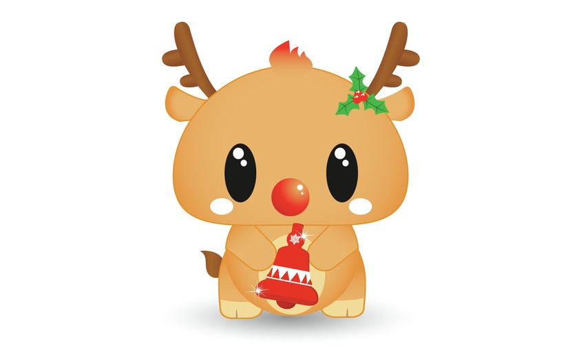 Top Rated Cute Christmas Reindeer Pictures With No Watermark
