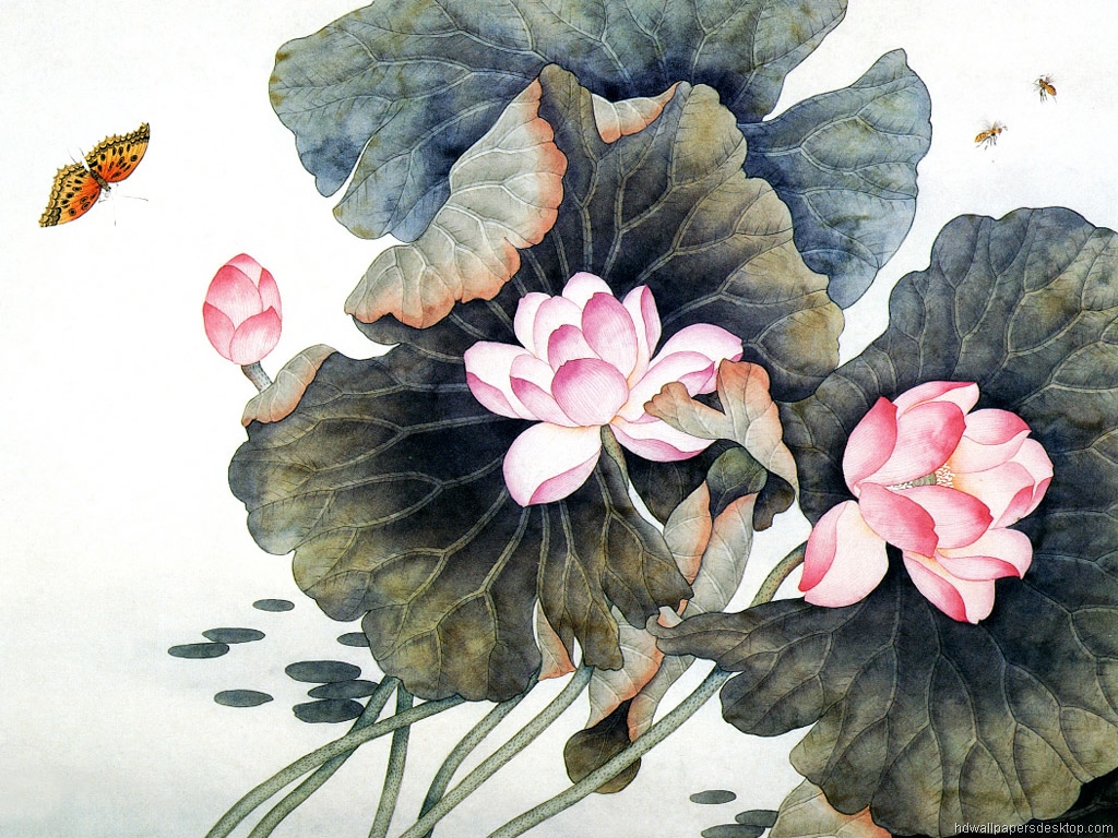 Chinese Painting Wallpaper Art Paintings Background