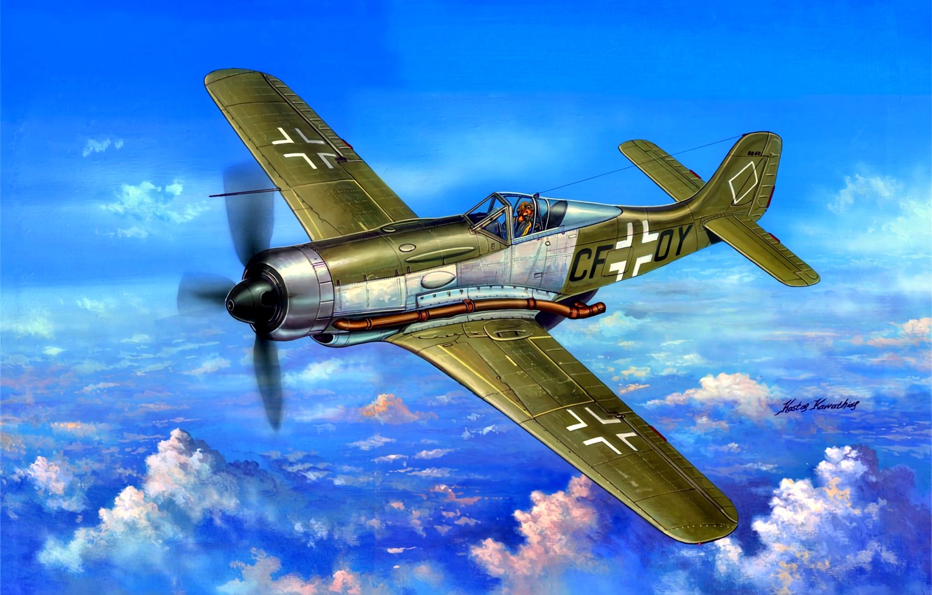 Wallpaper Fw Experienced High Altitude Fighter Focke Wulf