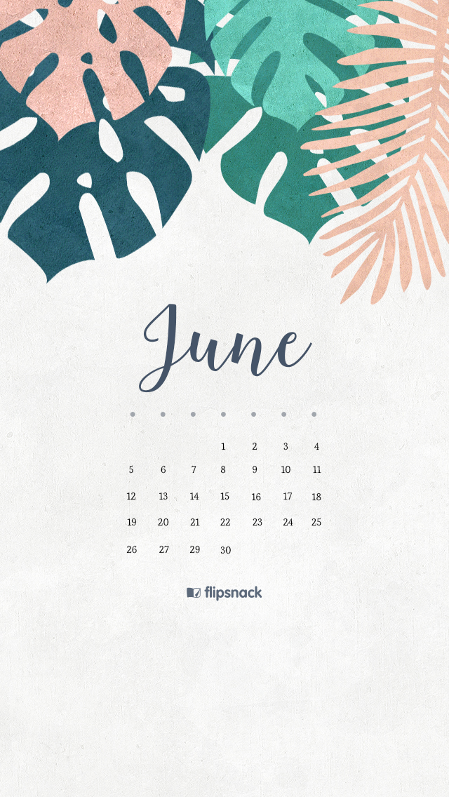 June Calendar Wallpaper Desktop Background
