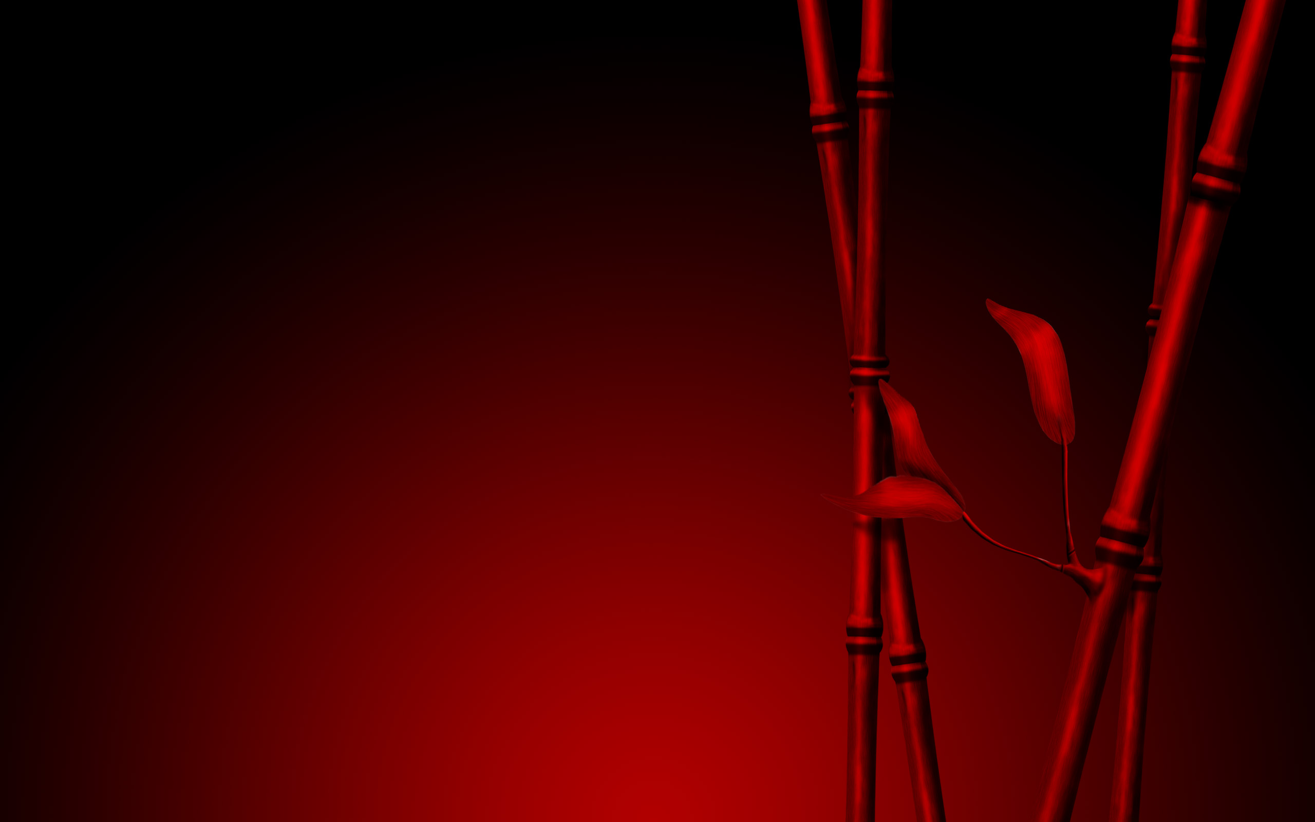 Red Bamboo Wallpaper