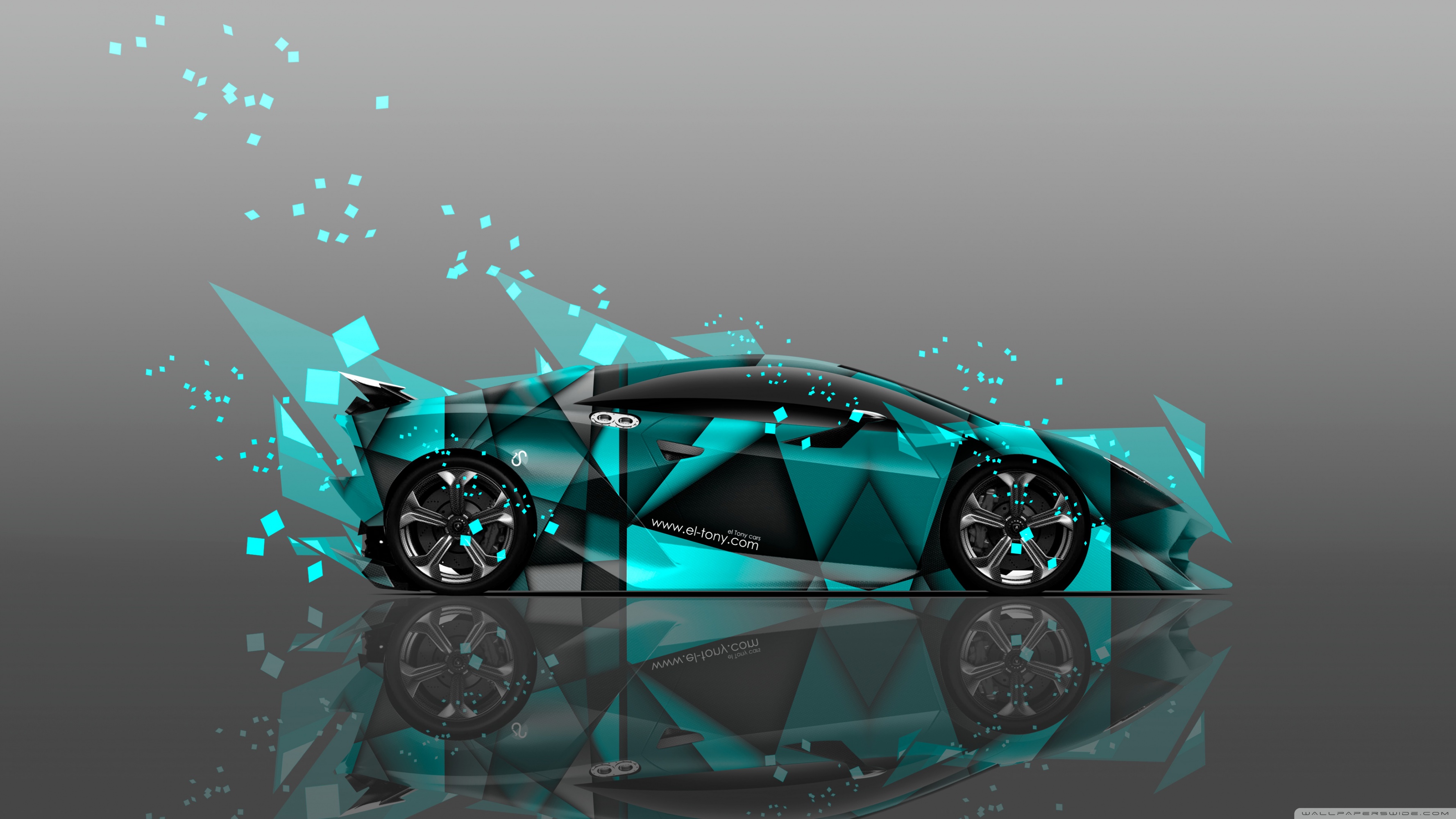 Lamborghini Sesto Elemento Abstract Aerography Car Design By Tony