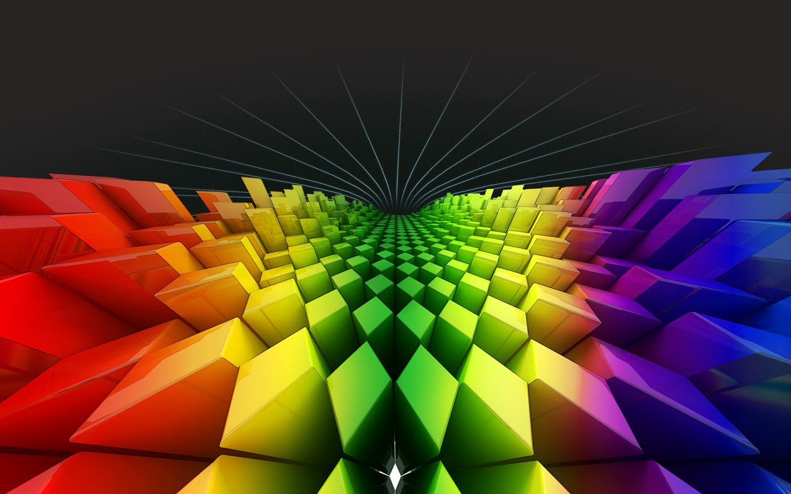 wallpapers Geometry Rainbow Colours Wallpapers