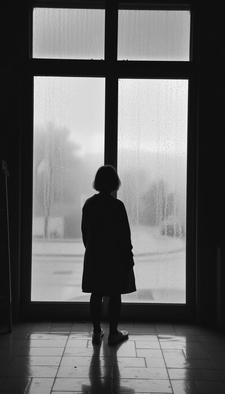 Sad Black And White Wallpaper
