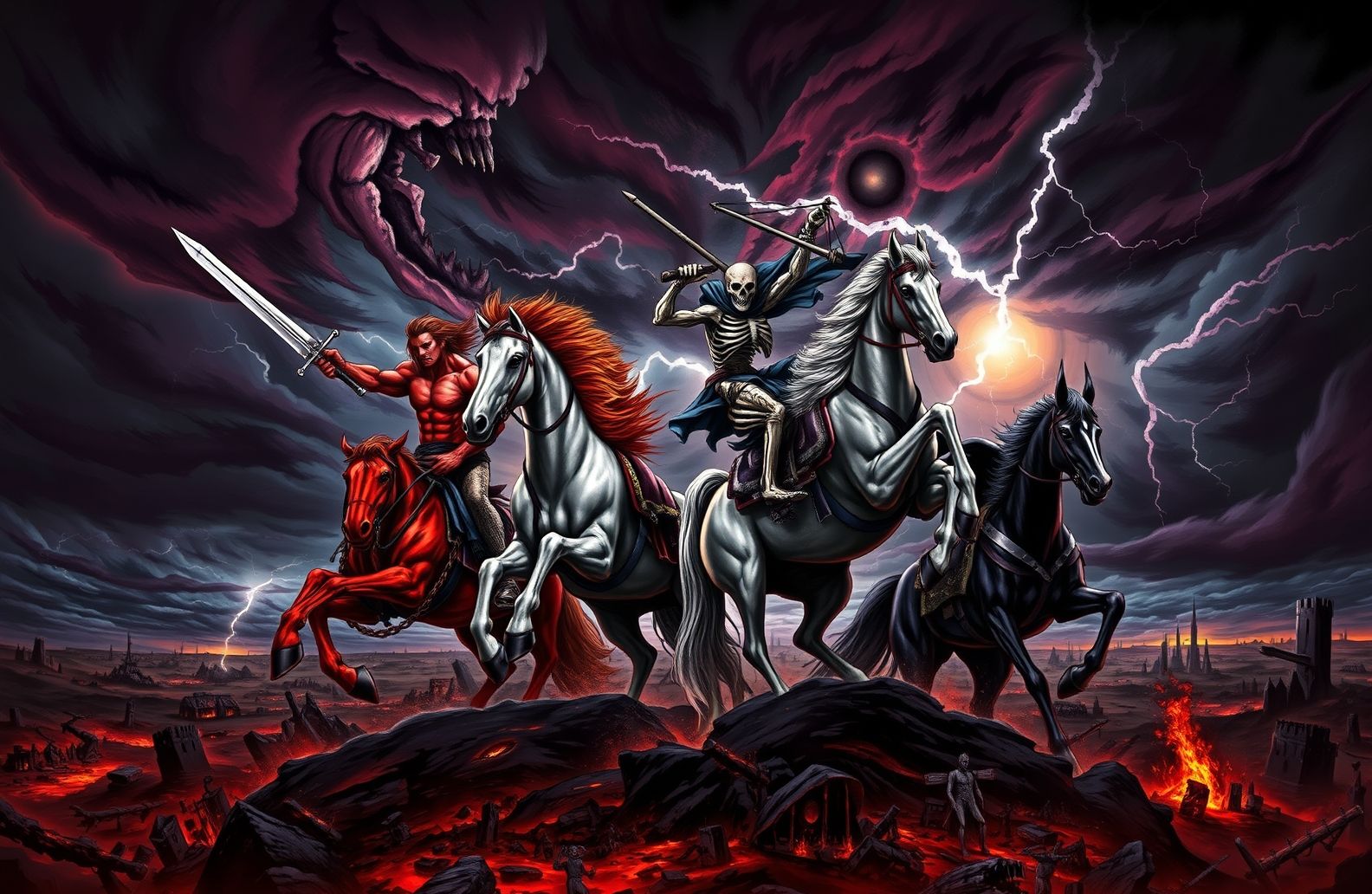 Four Horsemen Of The Apocalypse Wallpaper