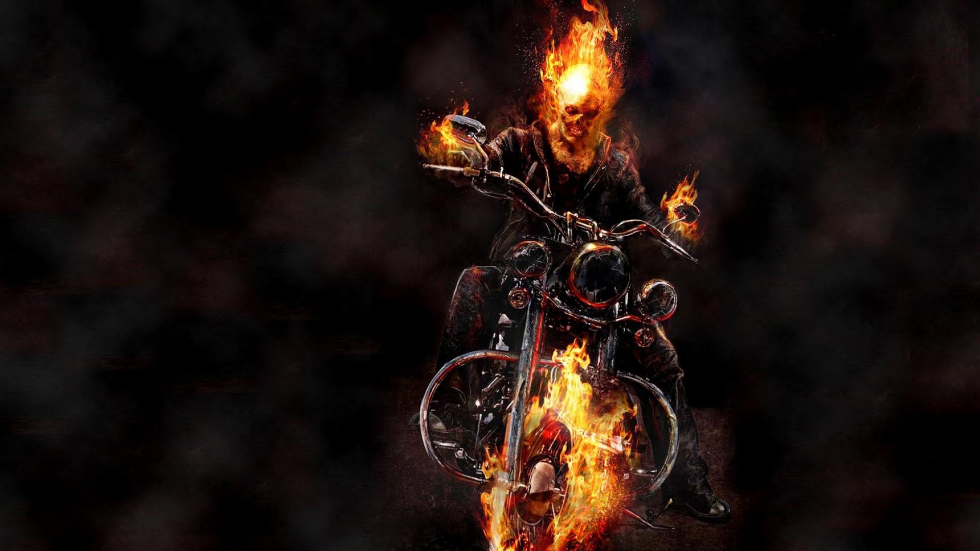 Motorcycle Ghost Rider Image HD Wallpaper WallpaperLepi