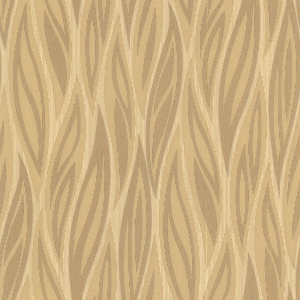 Brown Superfresco Sway Leaf Textured Embossed Vinyl Wallpaper