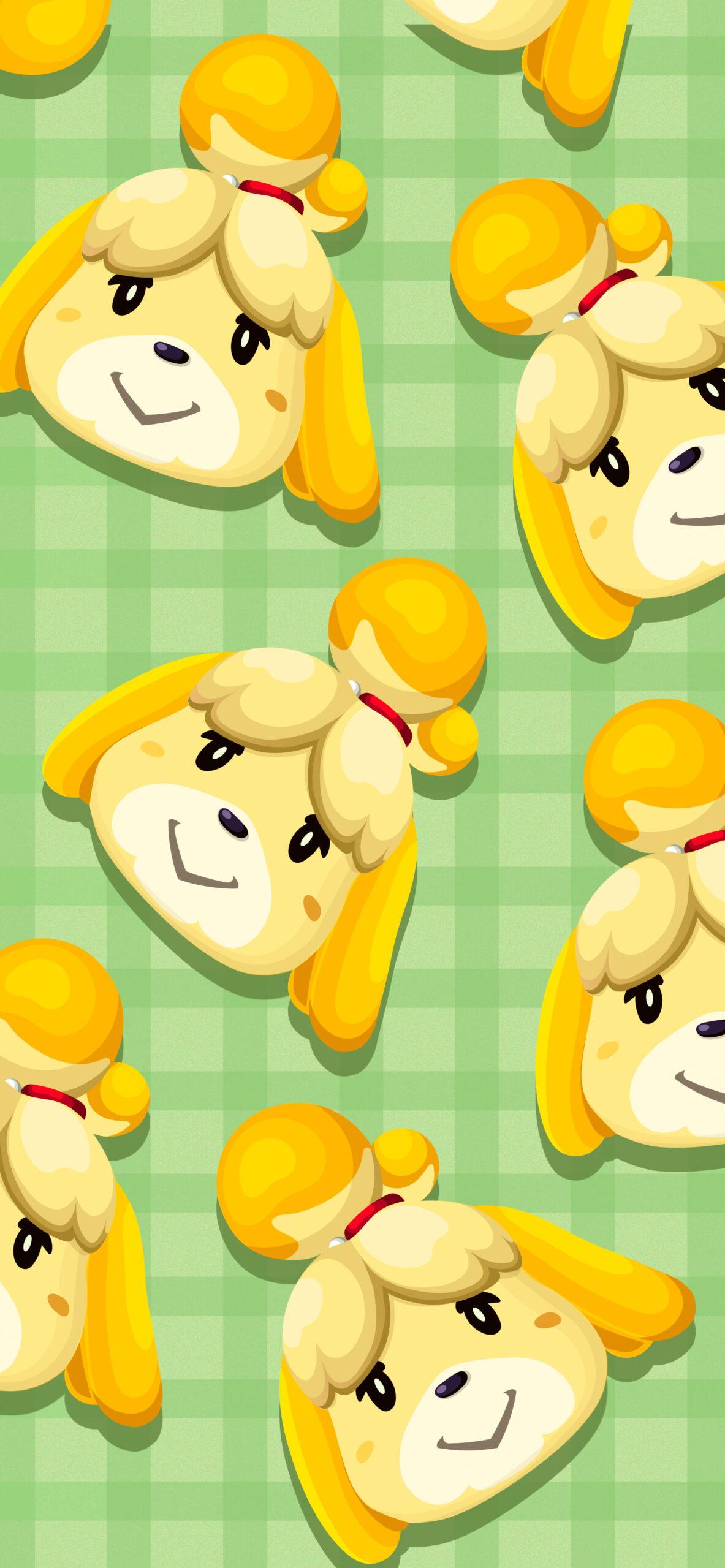 Animal Crossing Wallpaper With Cute Isabelle