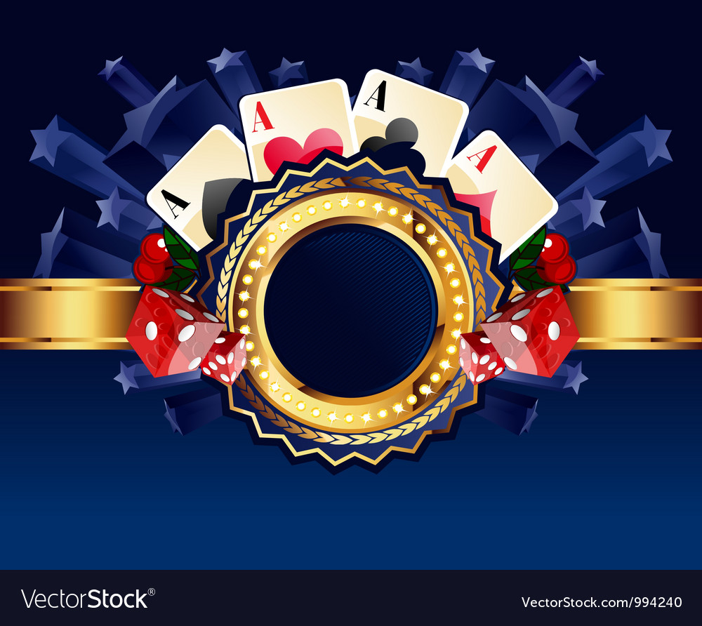 Casino Background Royalty Vector Image Vectorstock