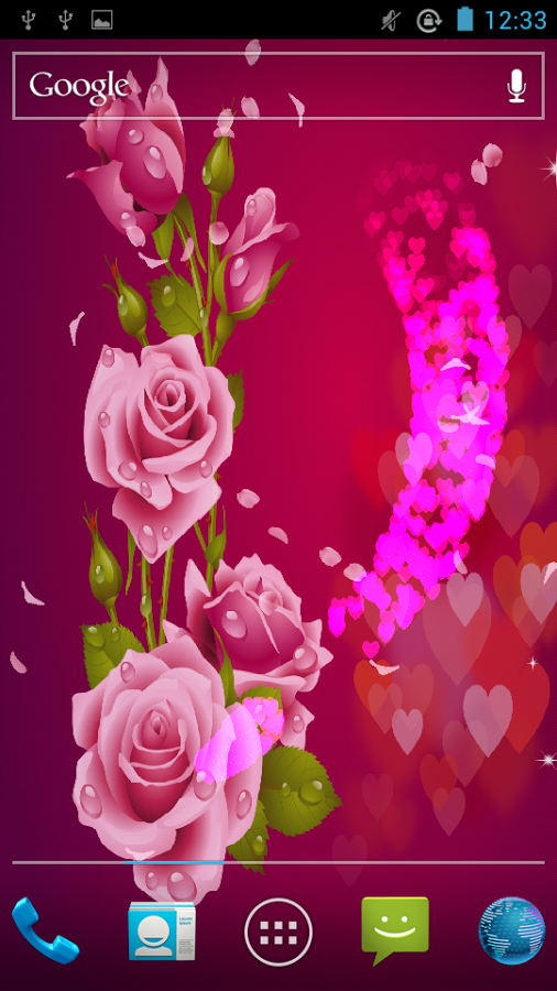 Rose Live Wallpaper To Use Home Menu Roses