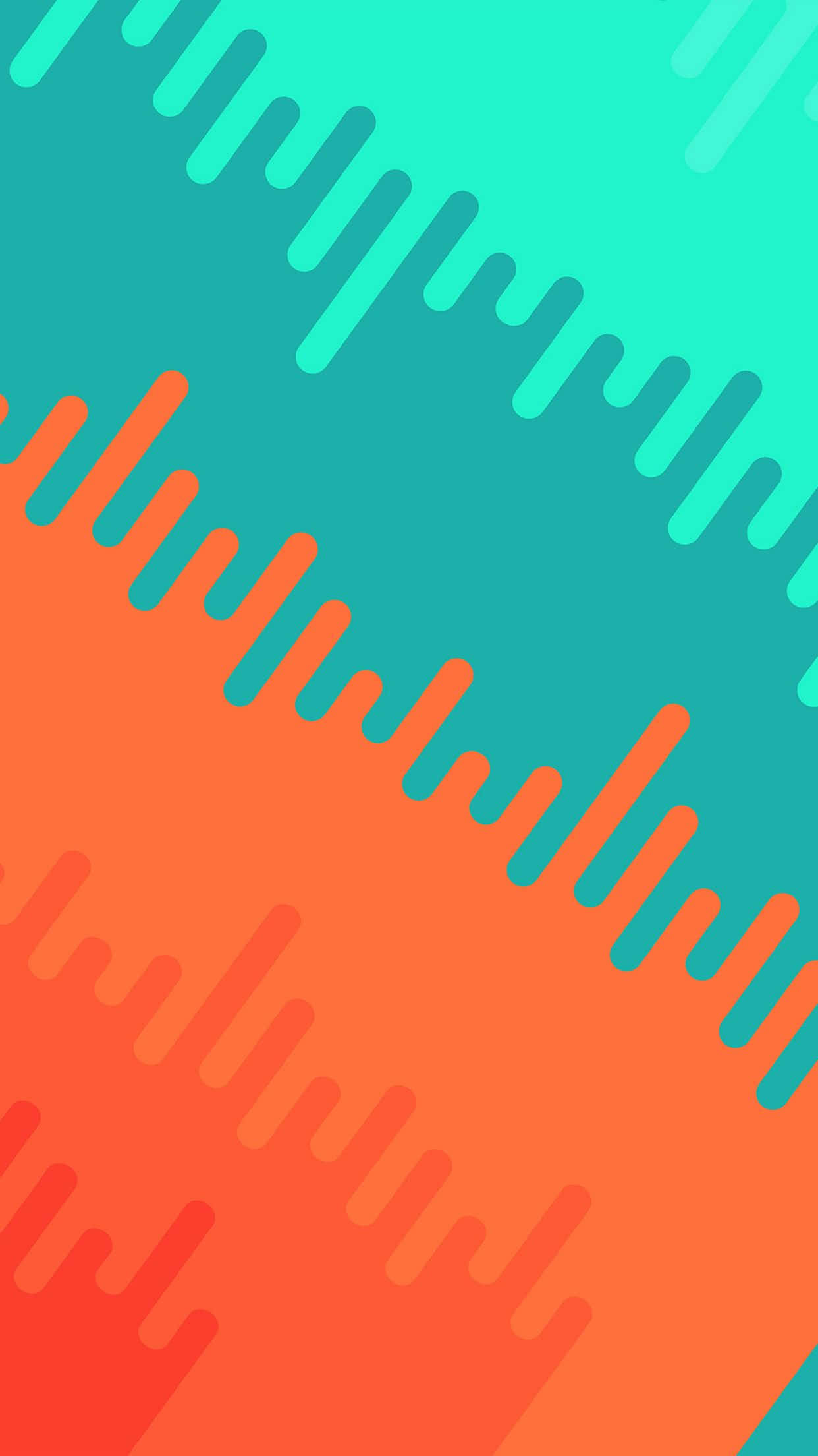 Orange And Teal Wallpaper