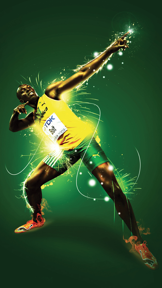 Usain Bolt 3wallpaper iPhone