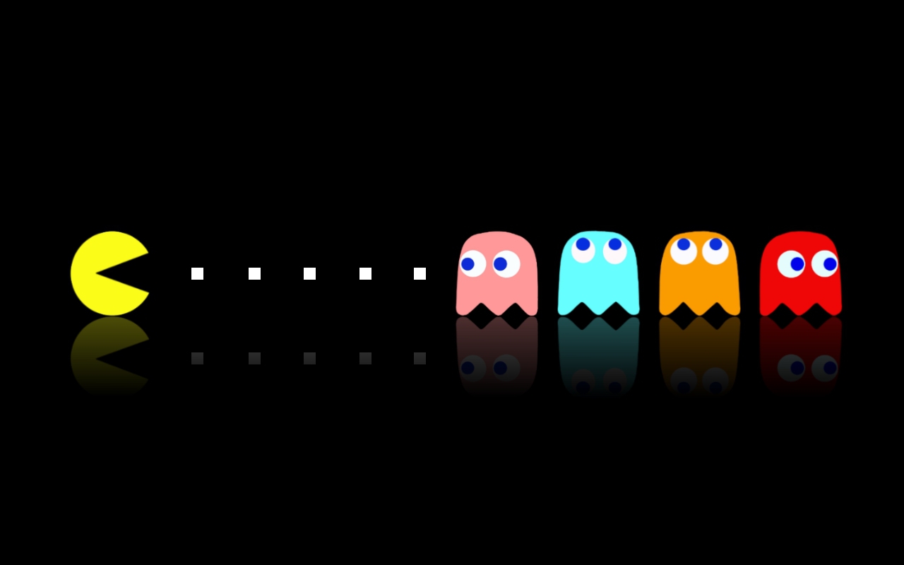 Pac Man Arcade Wallpaper Background