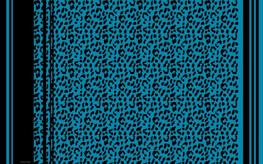 Blue Leopard Print Blogger