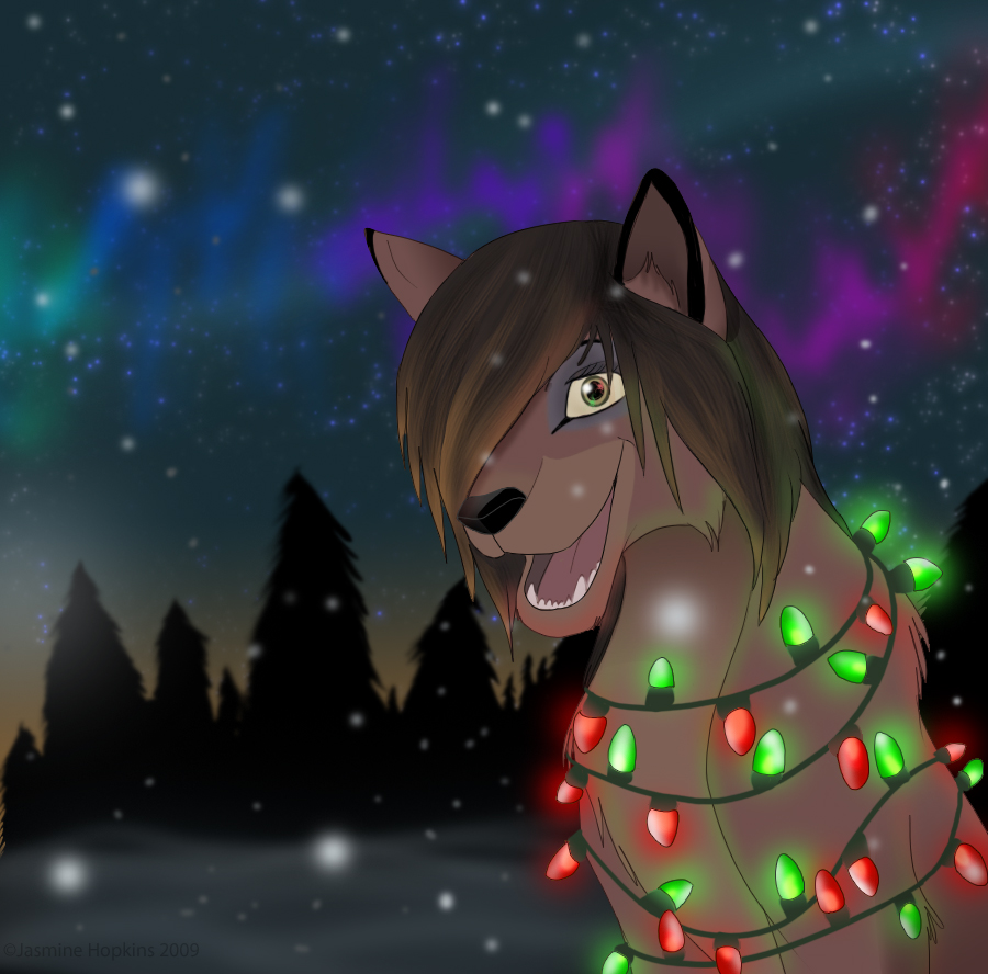 Christmas Wolves By Thedragonfreak7
