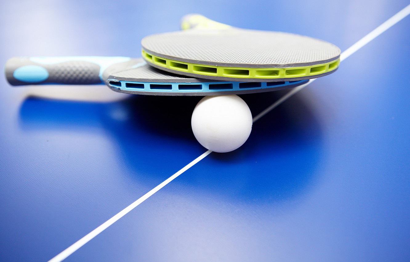 Wallpaper Table Tennis Ball Racquet Image For