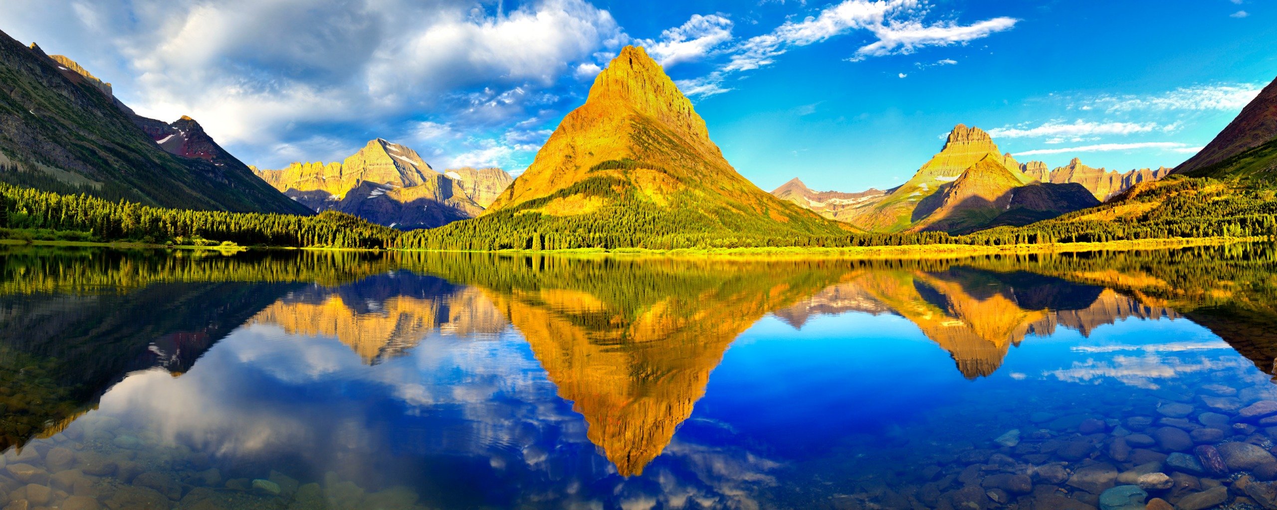 Glacier National Park Dual Monitor Wallpapers HD Wallpapers 2560x1024