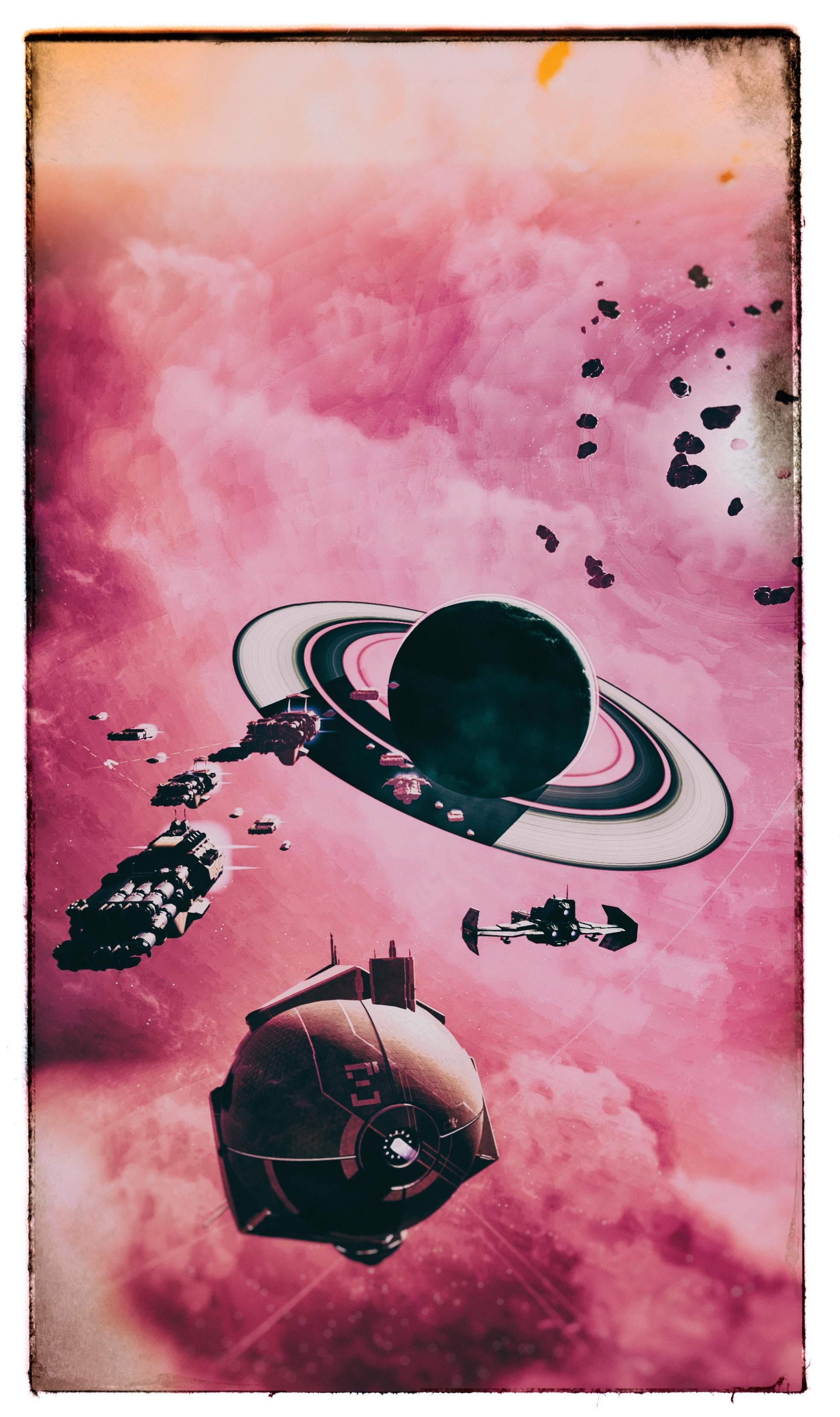 Pink Solar System Phone Wallpaper R Nomansskythegame