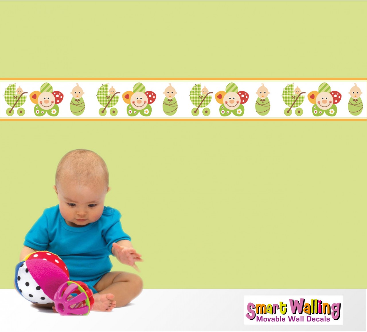 46 Baby Wallpaper Borders Nursery On Wallpapersafari 46 Baby Wallpaper Borders Nursery On