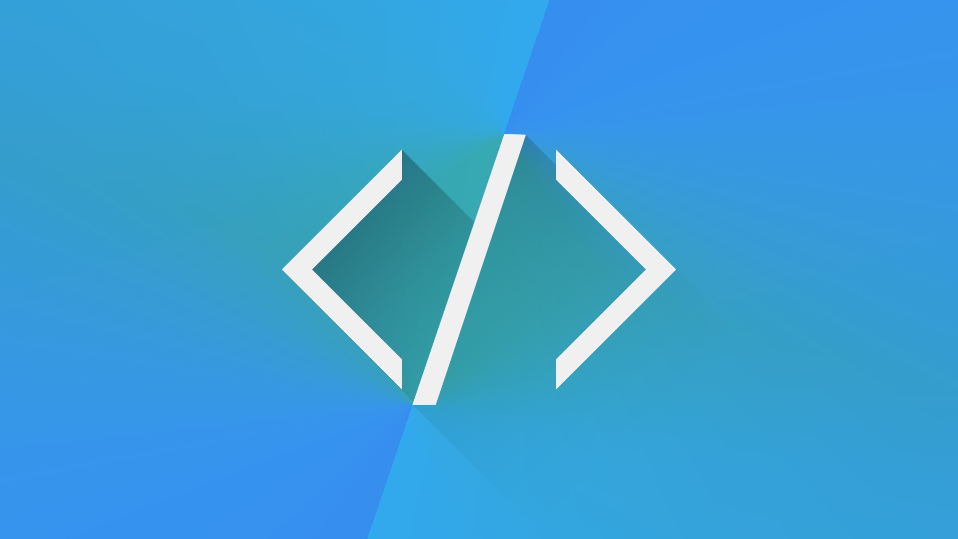 Simplicity Blue Code Programming Html Wallpaper