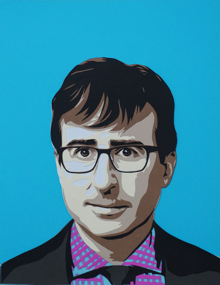Paper Cut John Oliver By Tripperfunster