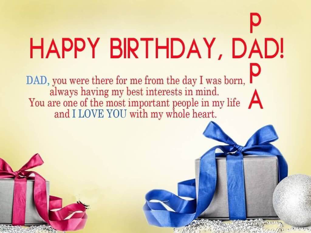 Today Is My BirtHDay Wallpaper Happy Wishes To Papa HD