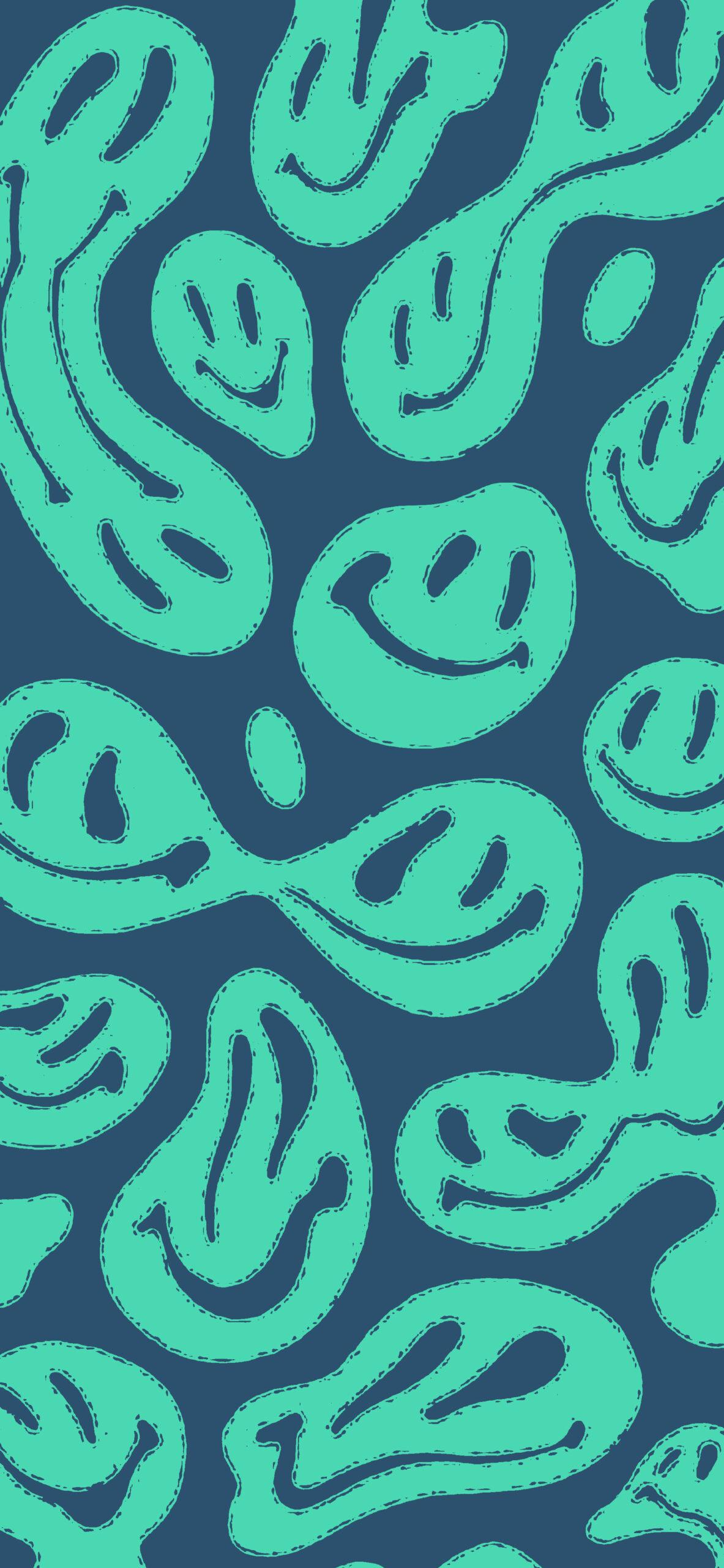 Colorful Trippy Smiley Wallpaper Aesthetic For