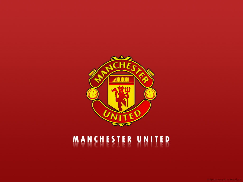 Manchester united logo wallpaper 2 Manchester United