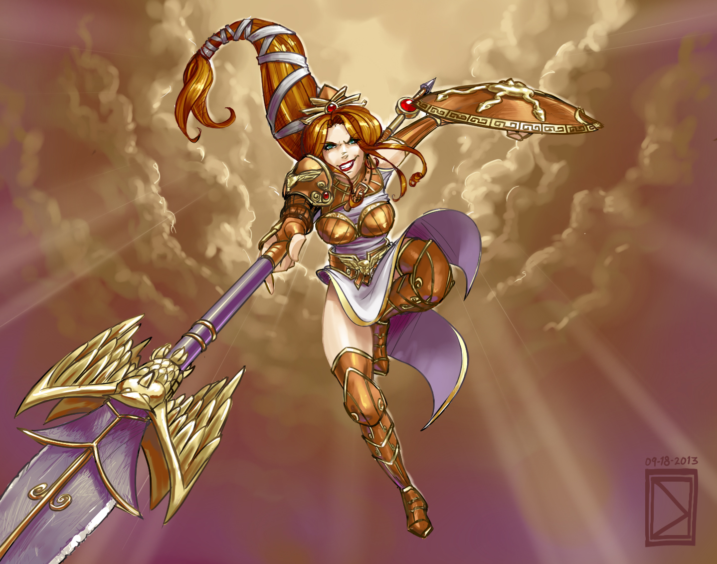 Athena Colored by DavidValdez