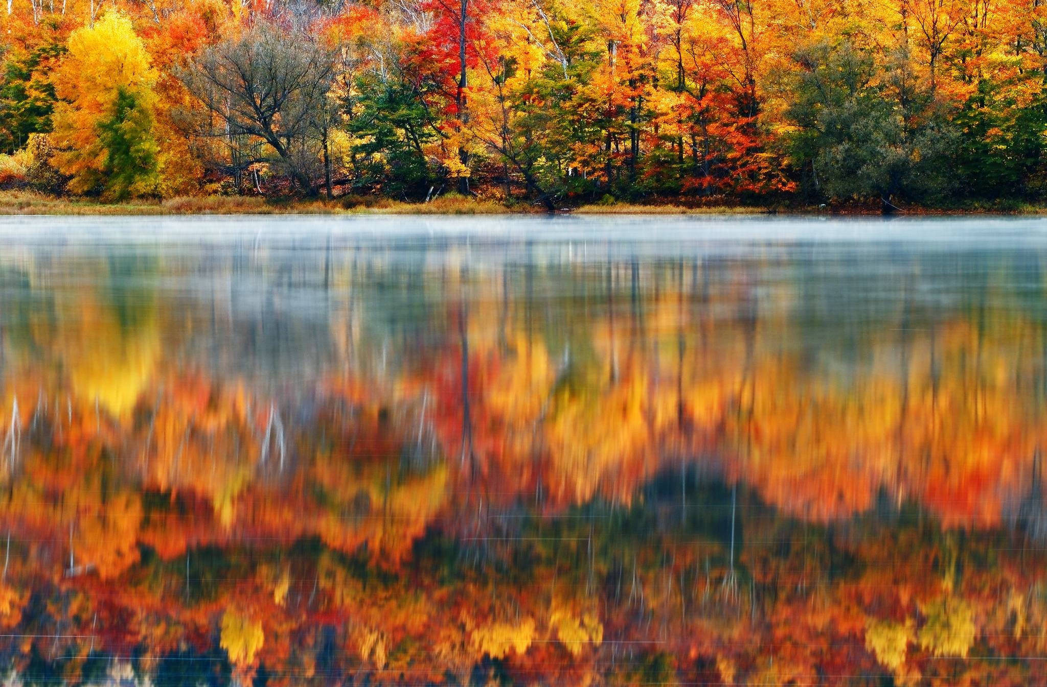 New England Fall Wallpaper Image