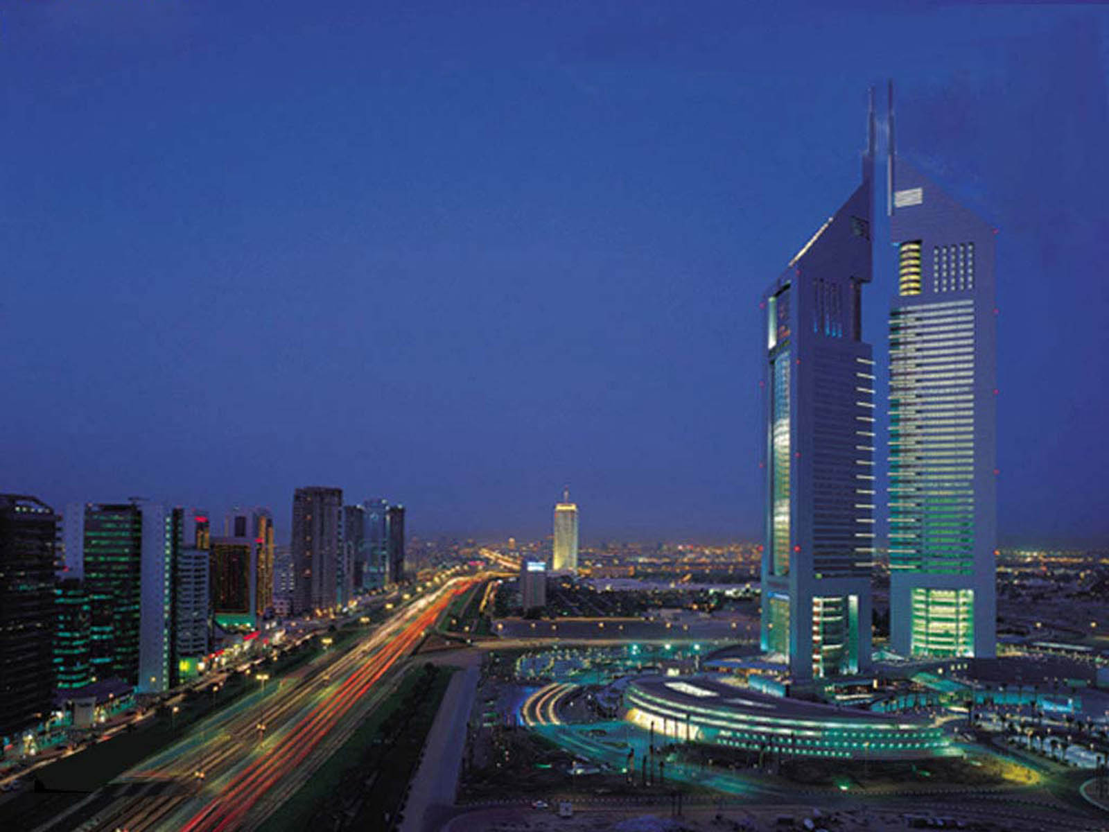 Dubai Wallpaper City When Night HD Widescreen For Pc