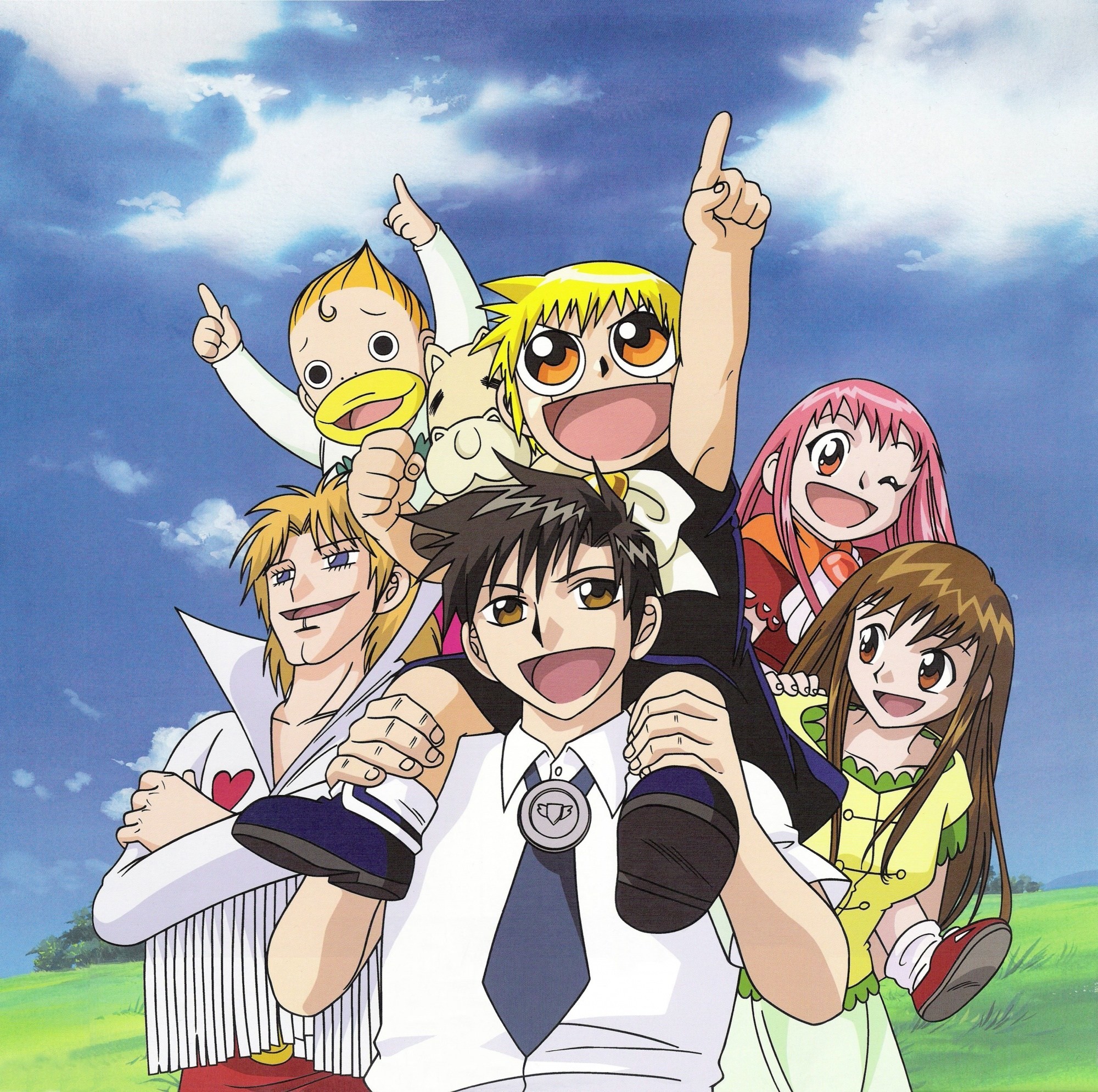 Great Zatch Bell Characters Wallpaper These Are High