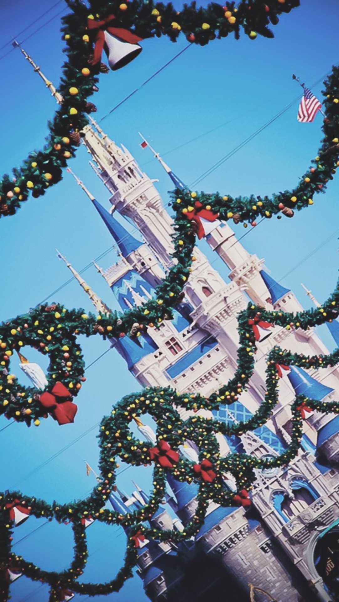 Christmas Snow Winter Disney Background Wallpaper