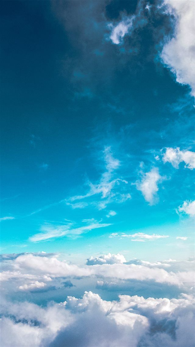 Sky Cloud Fly Blue Summer Sunny iPhone Wallpaper