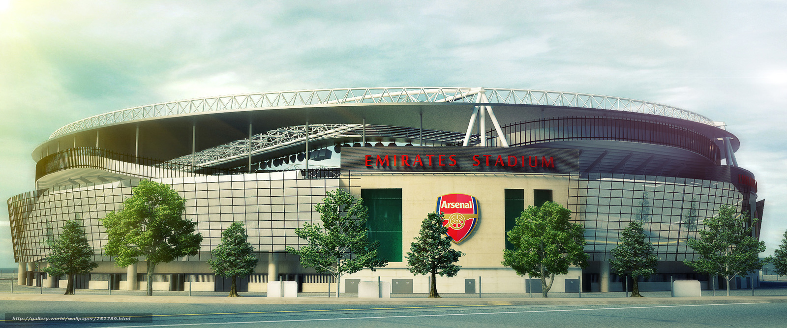 Wallpaper Emirates Stadium Arsenal London Desktop