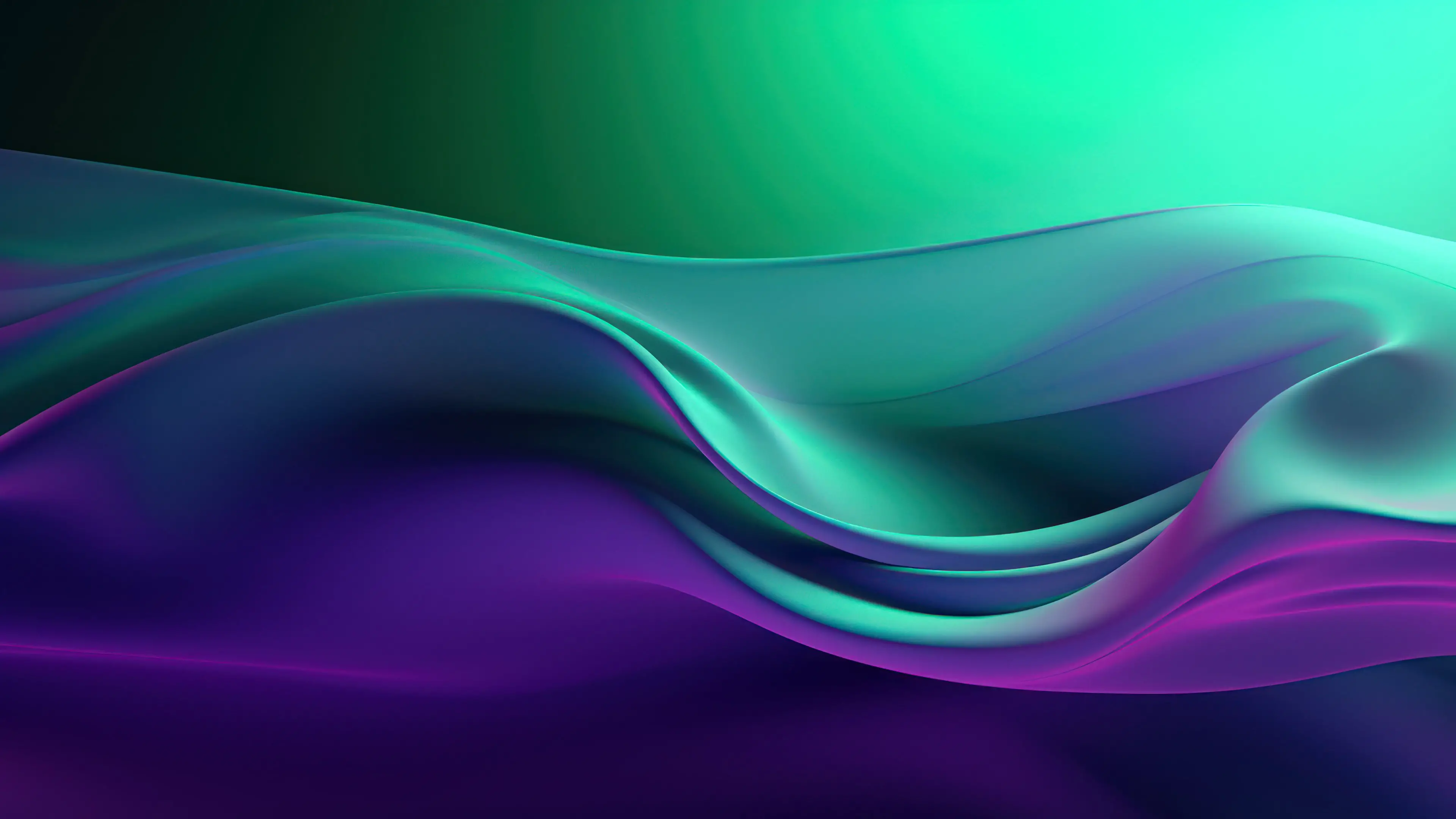 🔥 Free download Green Purple Abstract Layers AI Generated 4K Wallpaper ...
