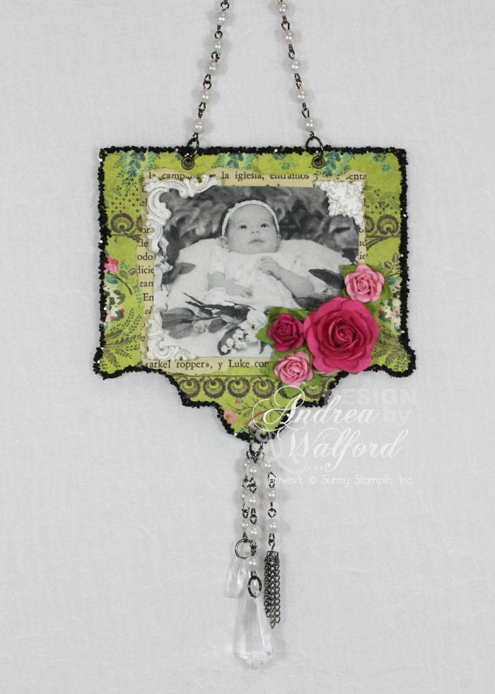 Wall Hanging Featuring Spellbinders Creative Book Pages Die Paper