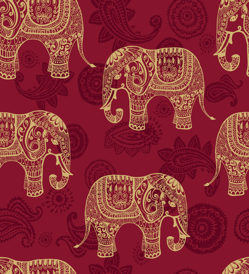 Elephant Print Wallpaper More By A