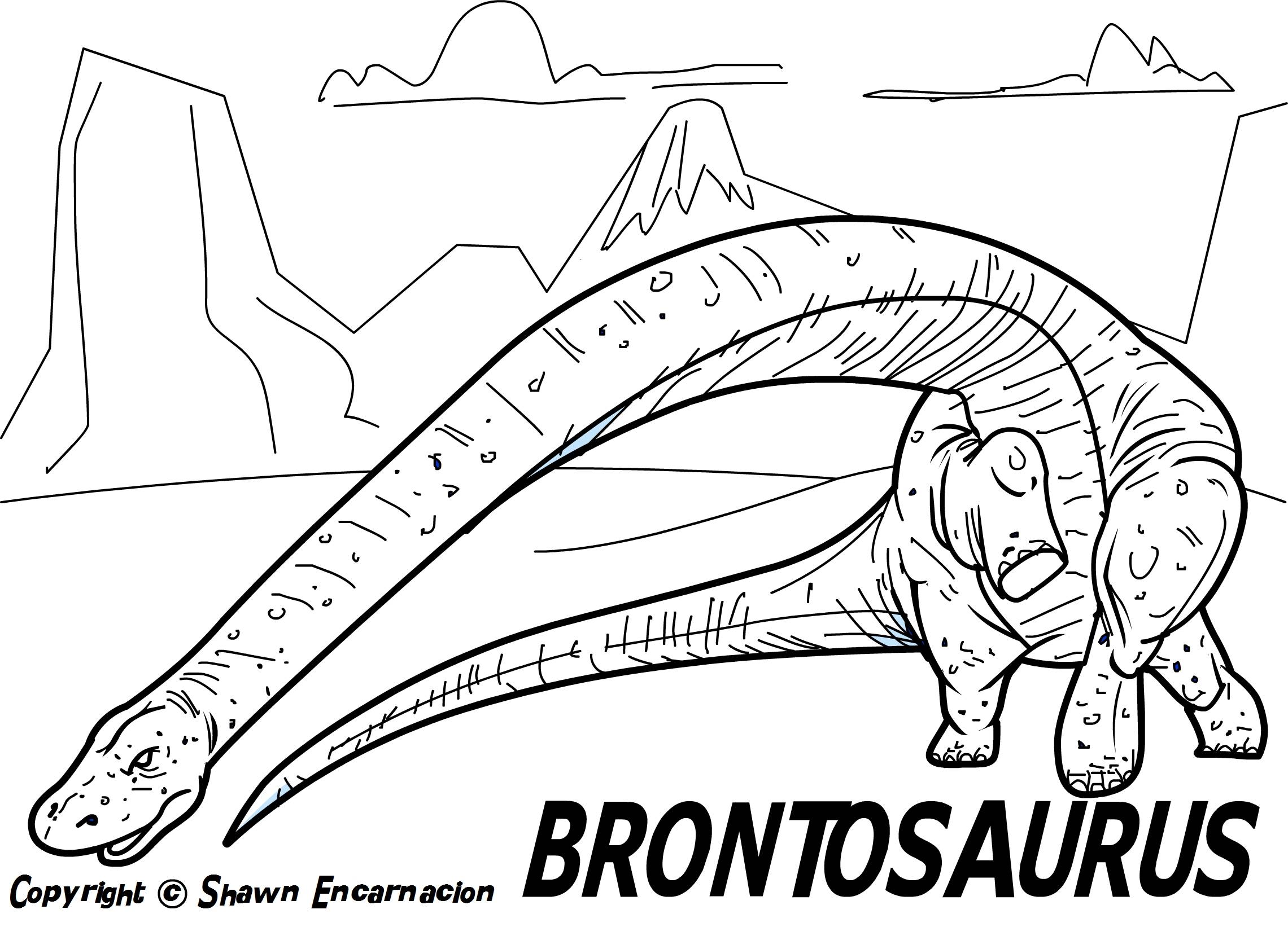 Dinosaur Coloring S Prehistoric Animals