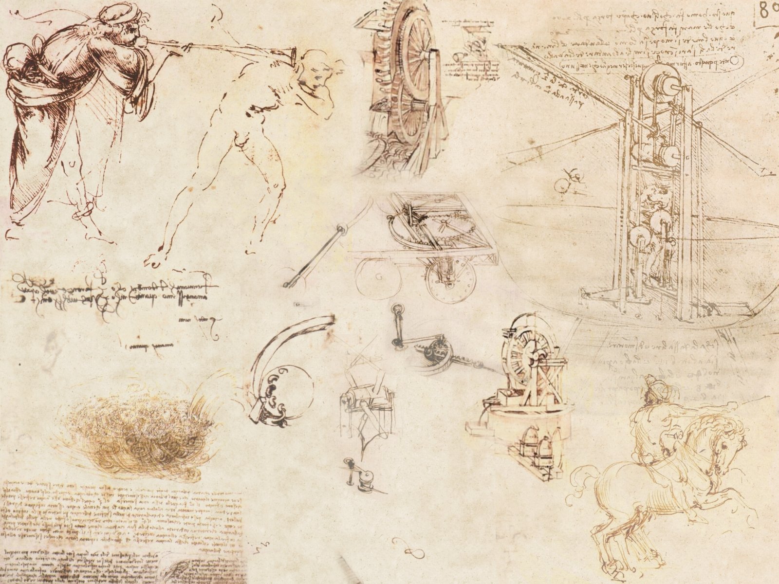 Wallpaper Leonardo Da Vinci
